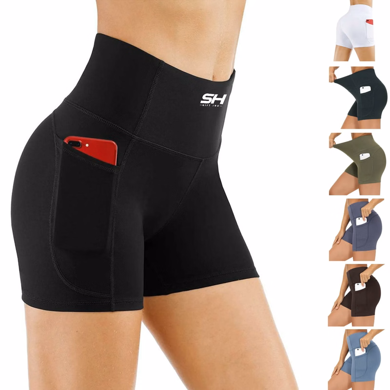 High Waisted Sports Yoga Shorts