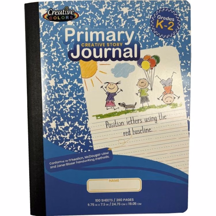 Primary Journal/Creative Story Composition Books - Primary Lined Blank Top