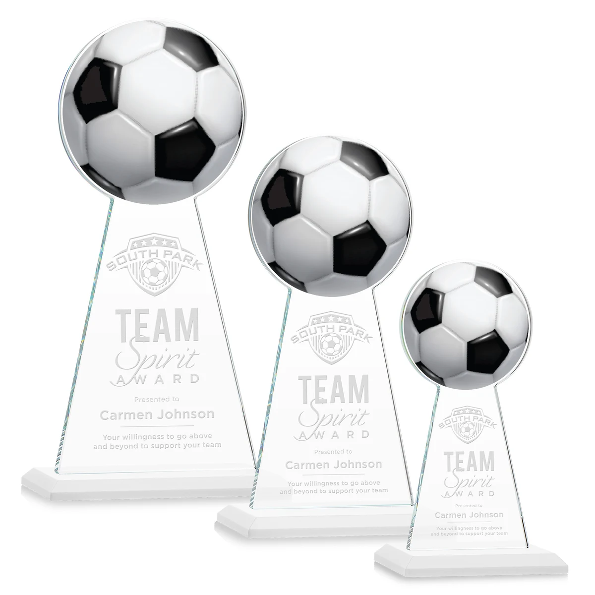 Edenwood Soccer Award - White 1