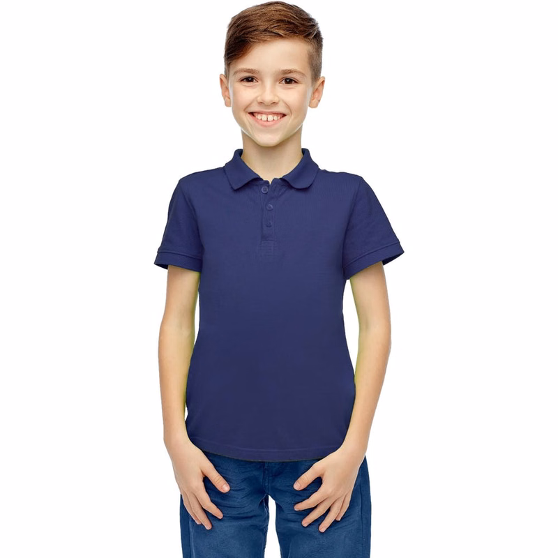 Toddlers Uniform Polo Shirts - Navy Short Sleeve Size 2T - 4T