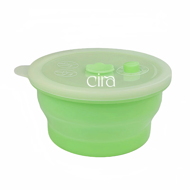 17oz Foldable Silicone Meal Prep Bowl