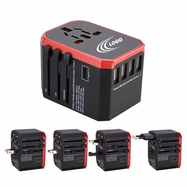 All-in-one Universal Travel Adapter MOQ50pcs