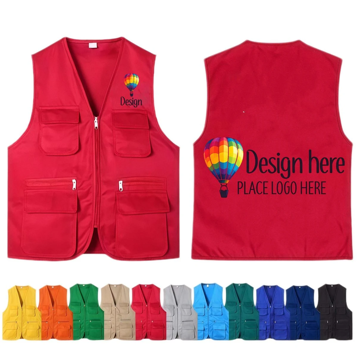 Outdoor Vest Jacket Multi Pockets 1