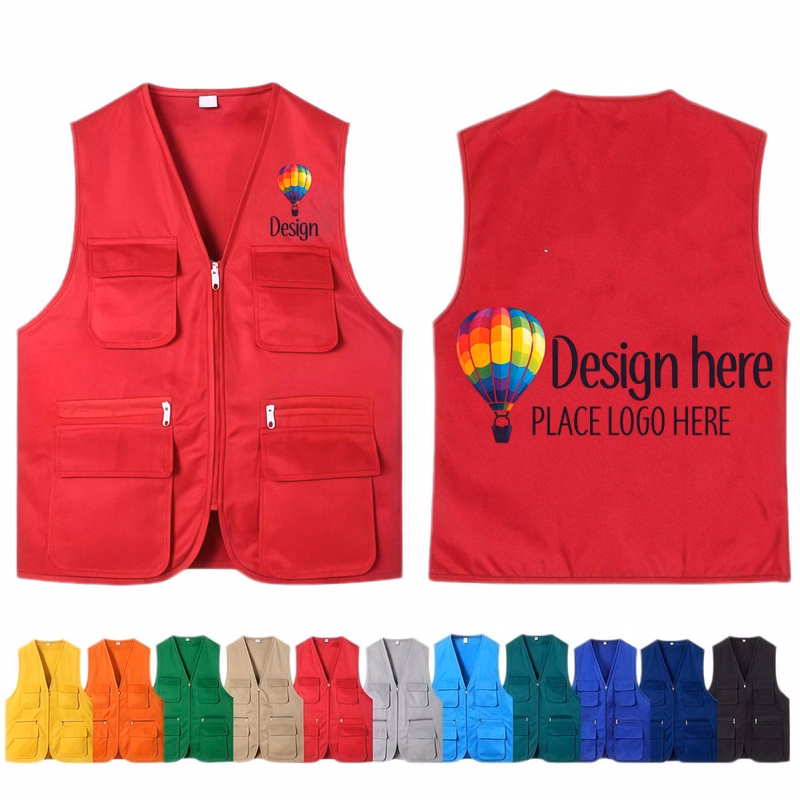 Outdoor Vest Jacket Multi Pockets