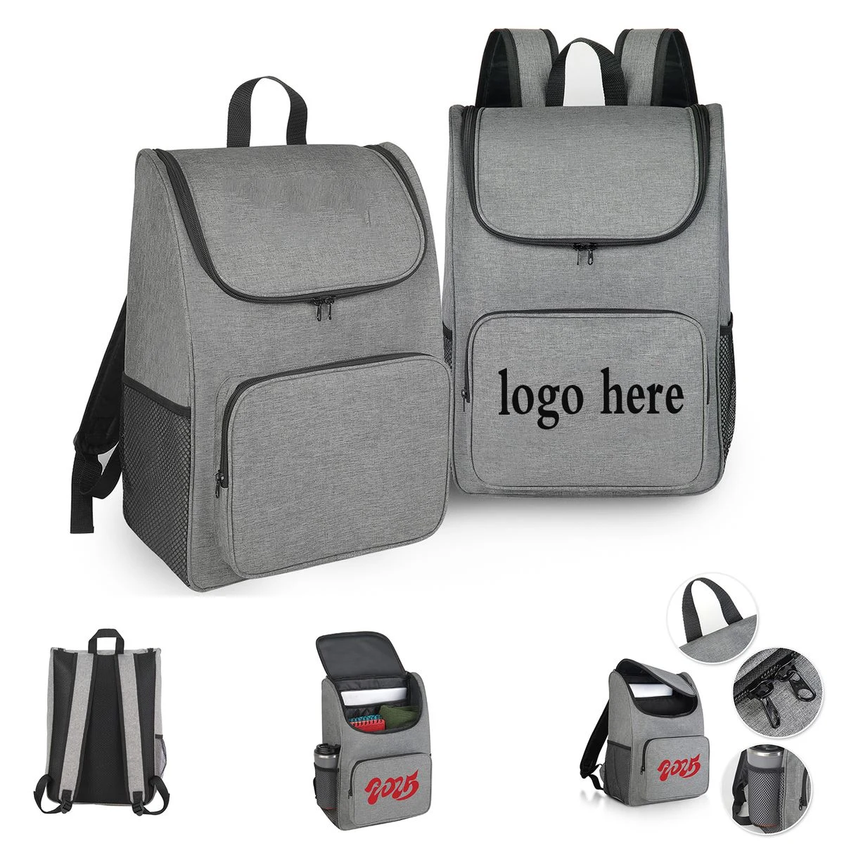 BRANDT 15" HEATHERED TECH BACKPACK
1