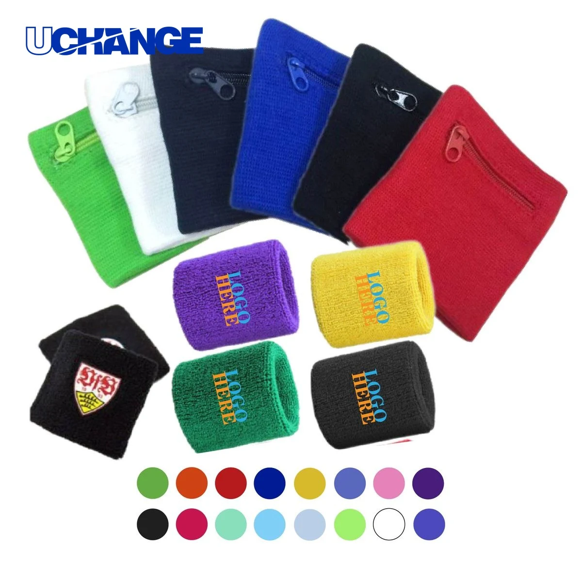 Full Color Wrist Wallet Pouch with Zipper 1