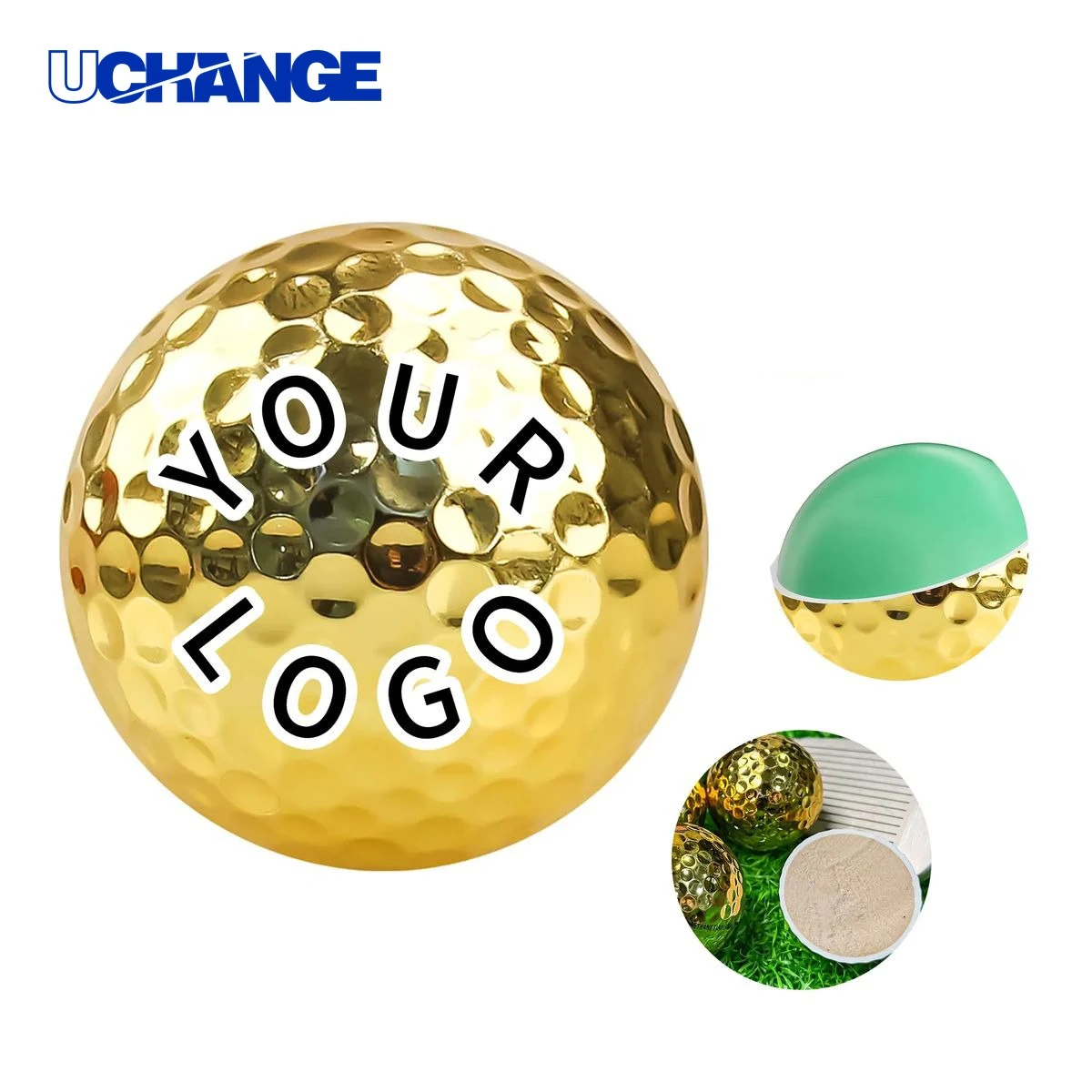 Metallic Finish Golf Ball for Tournaments 1