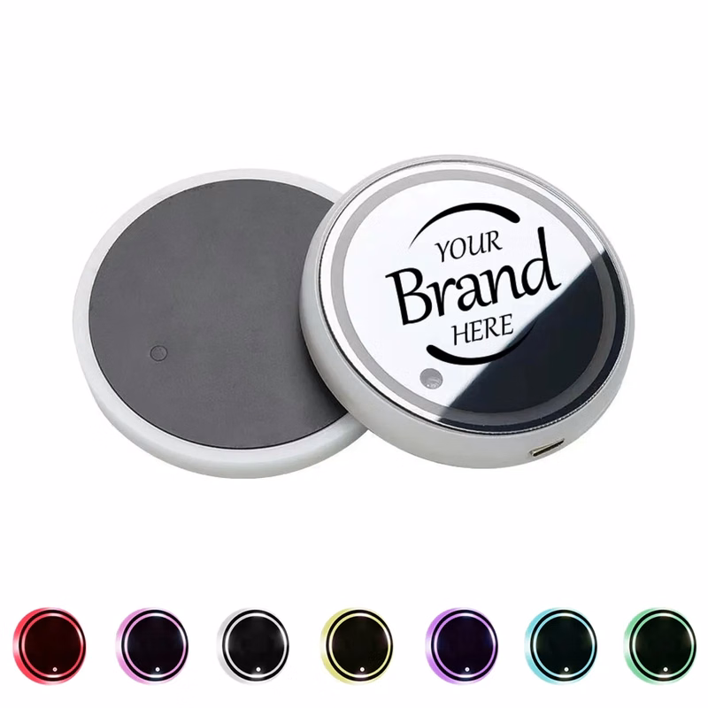 Led Car-Mounted Luminescent Water Cup Coaster