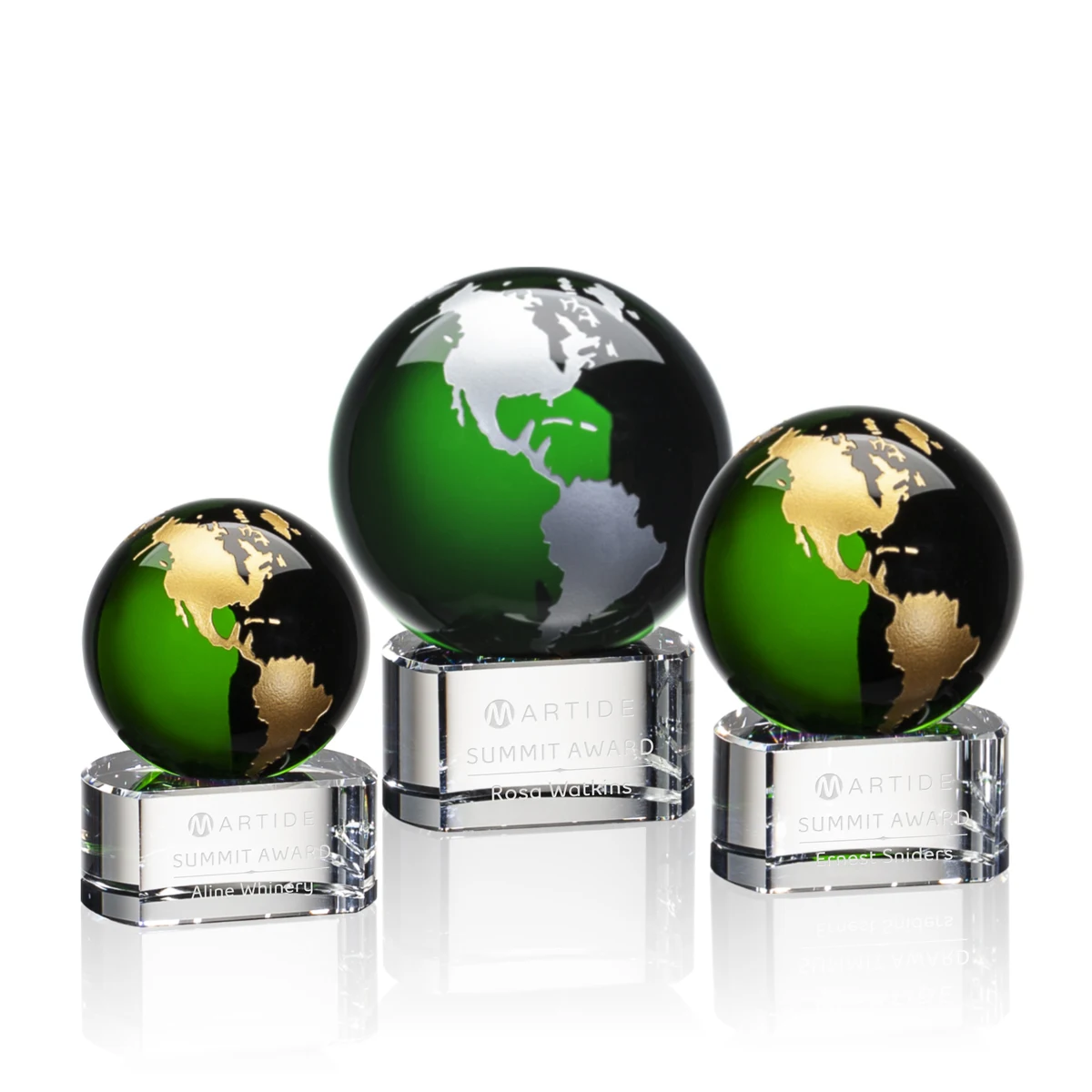 Dundee Globe Award - Green/Gold 1