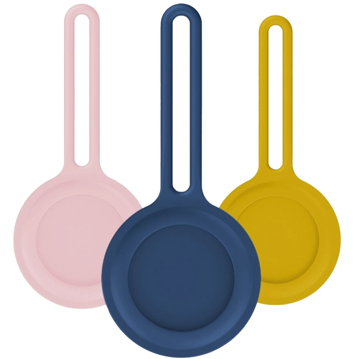 Silicone AirTag Holder w/ Carrying Loop Custom Airtag Keeper 1