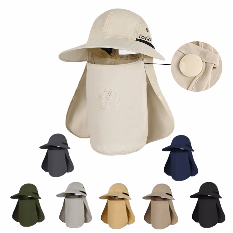Outdoor Fishing Sunscreen Hat With Face Shield