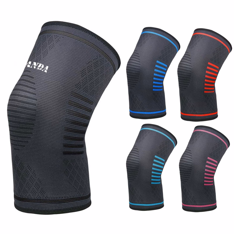 Elastic Non Slip Nylon Knee Braces Compression Sleeves