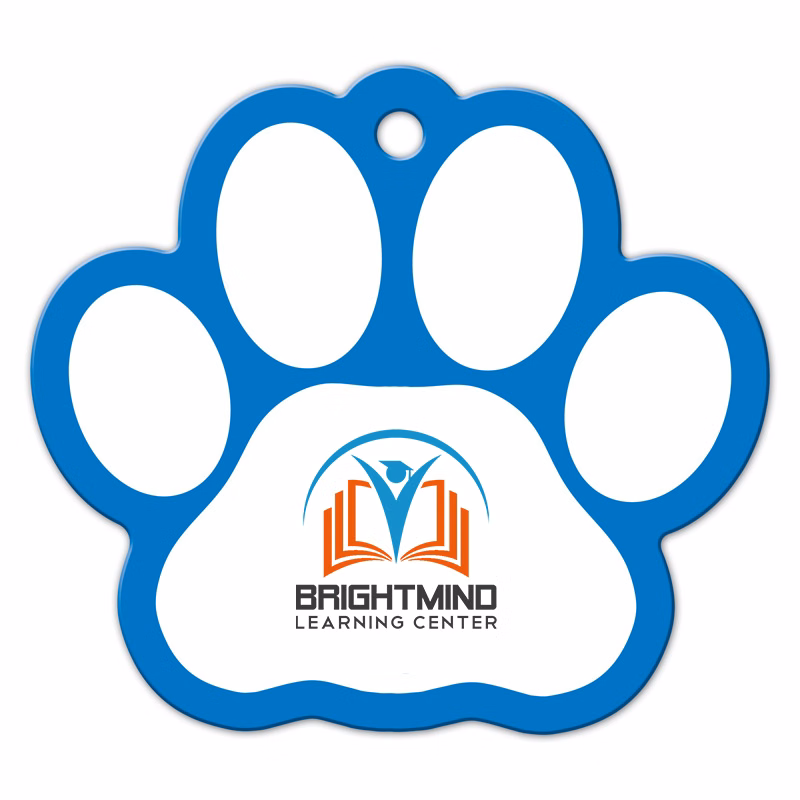 Paw Print Luggage Tag