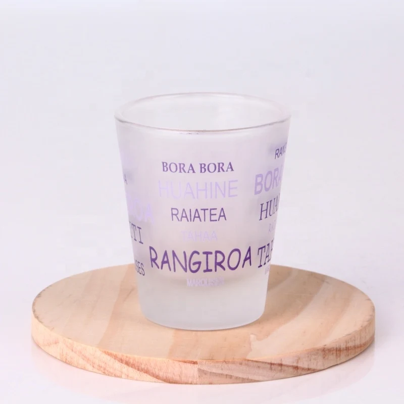 2oz Frosted Shot Glass 1