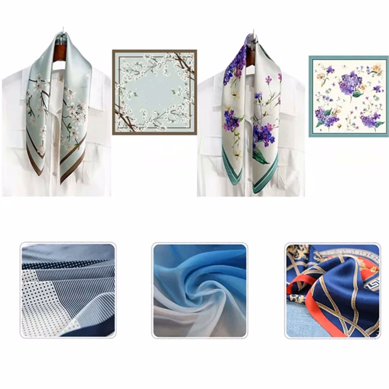 12 Momme Silk Scarves