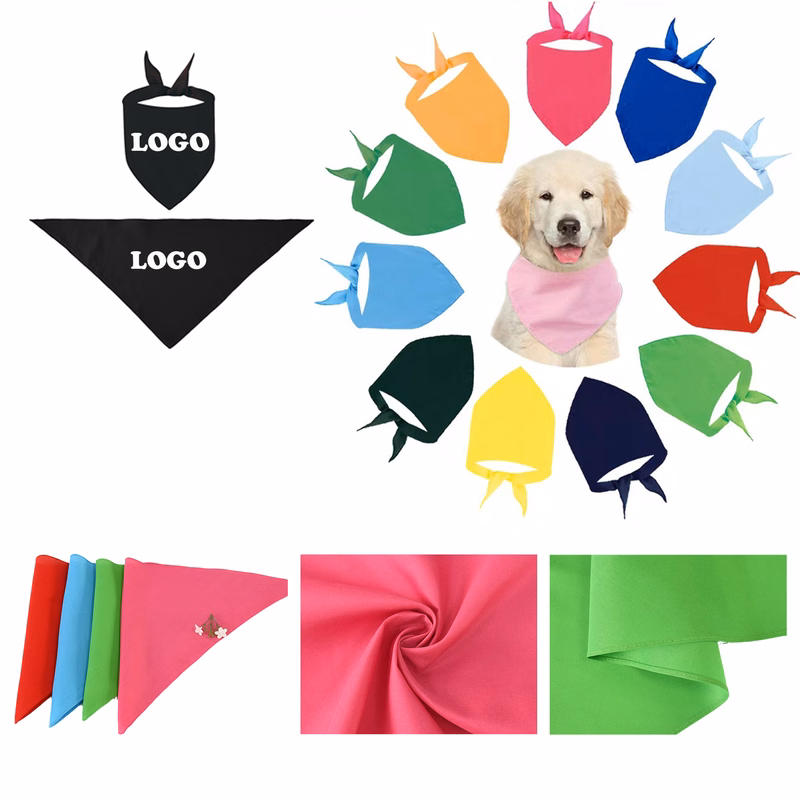 MOQ 50 Pet Triangle Bandana Dog Scarf