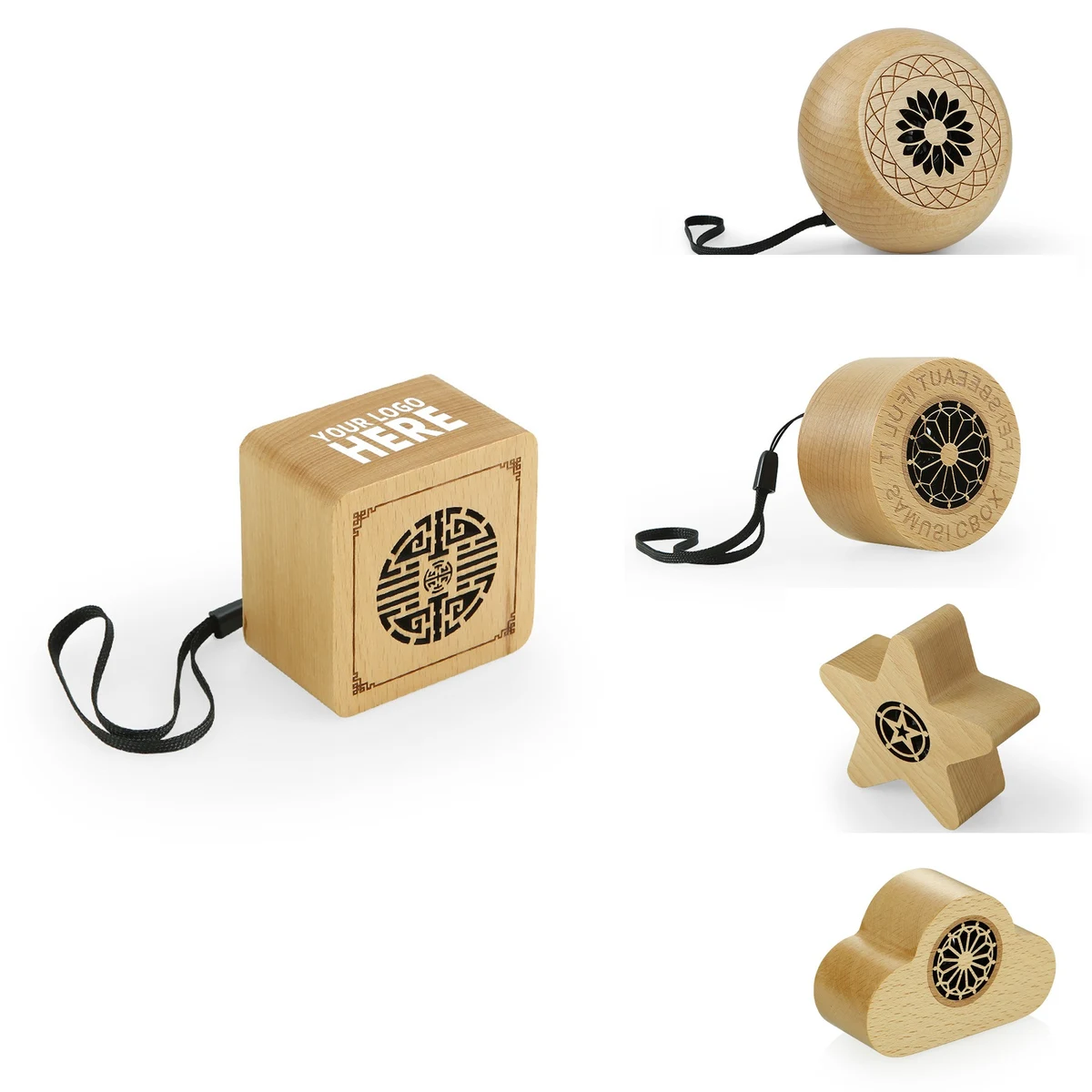Solid Wood Bluetooth Speaker 1