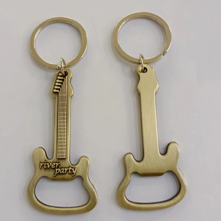 Guitar Bottle Opener Keychain 1
