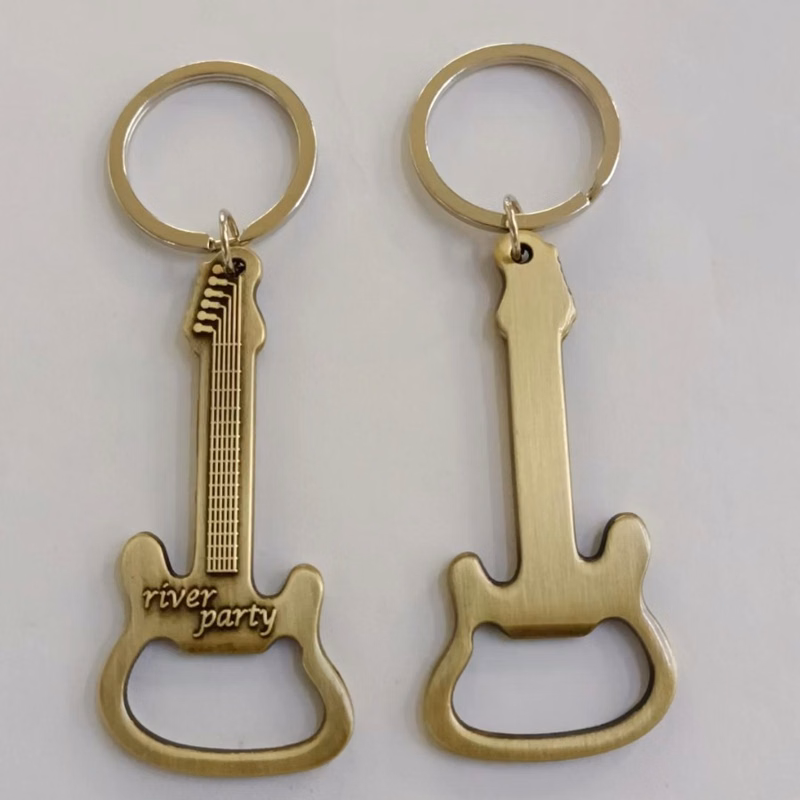 Guitar Bottle Opener Keychain