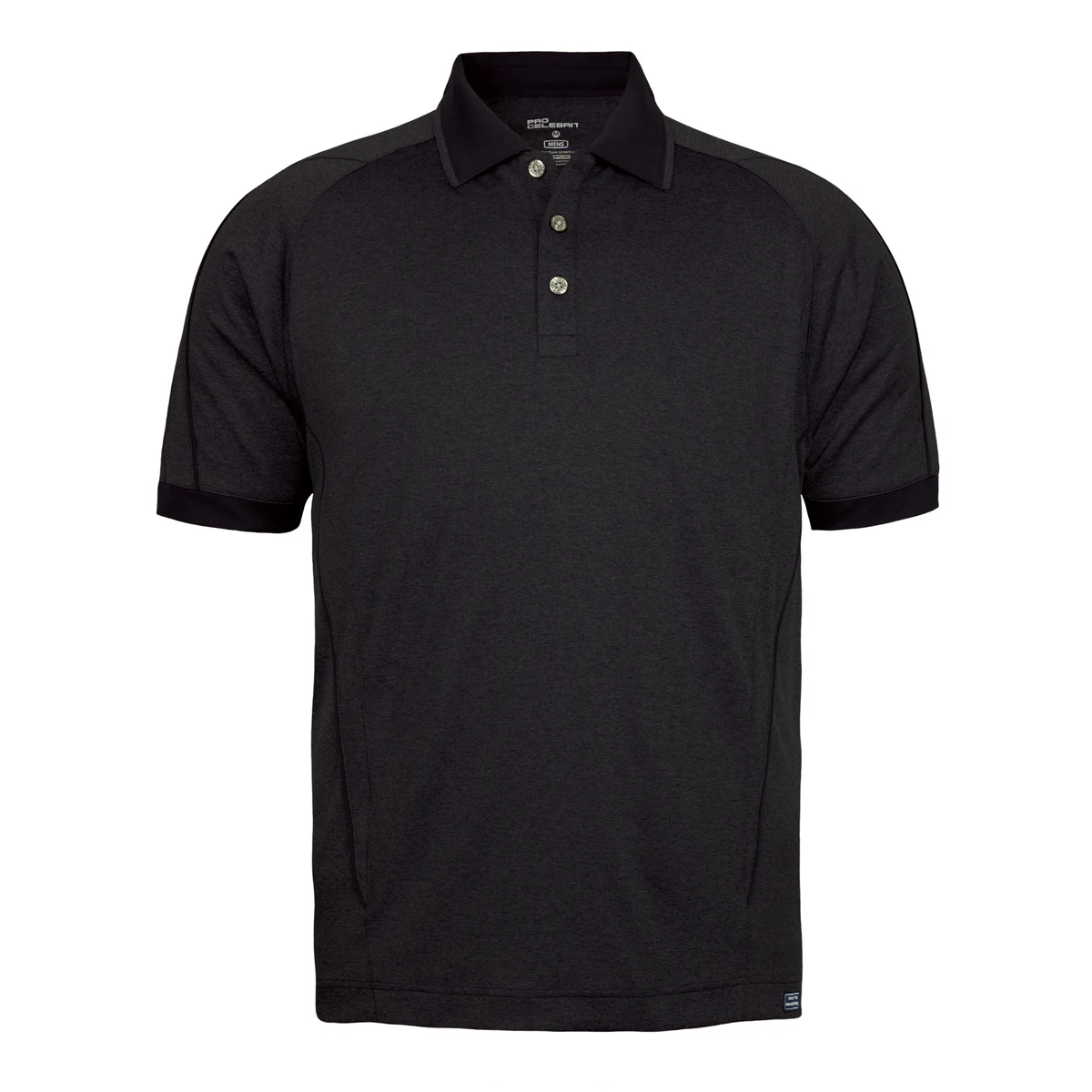 Men's Heathaway Micro Double Dye Knit Polo Shirt 1