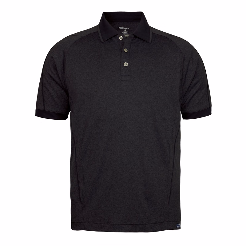 Men's Heathaway Micro Double Dye Knit Polo Shirt