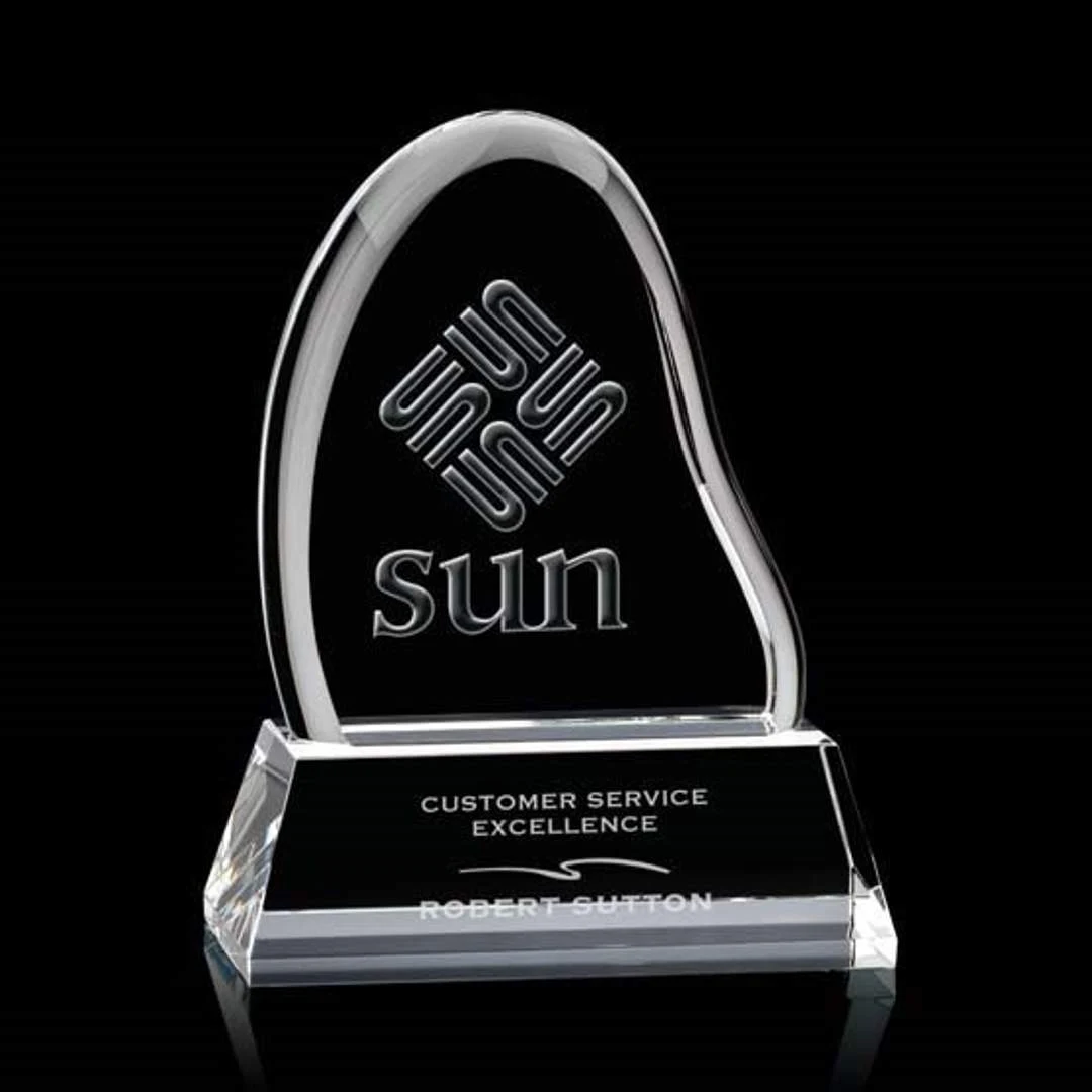 Adelaide Liquid Crystal™ Award on Base - Clear 1