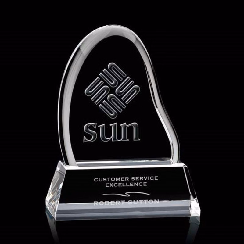 Adelaide Liquid Crystal™ Award on Base - Clear