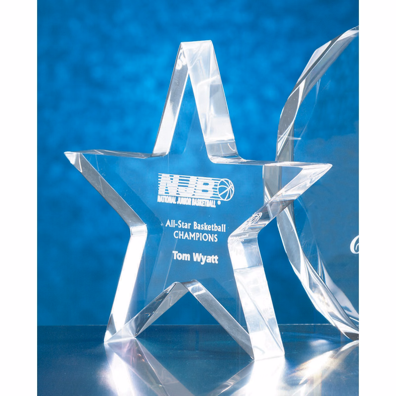 7" Lucite Star Award