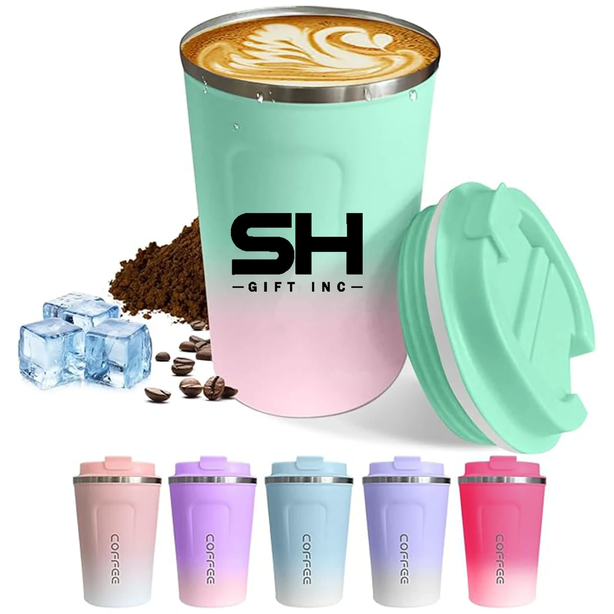 12oz Stainless Steel Vacuum Thermos Coffee Tumblers 1
