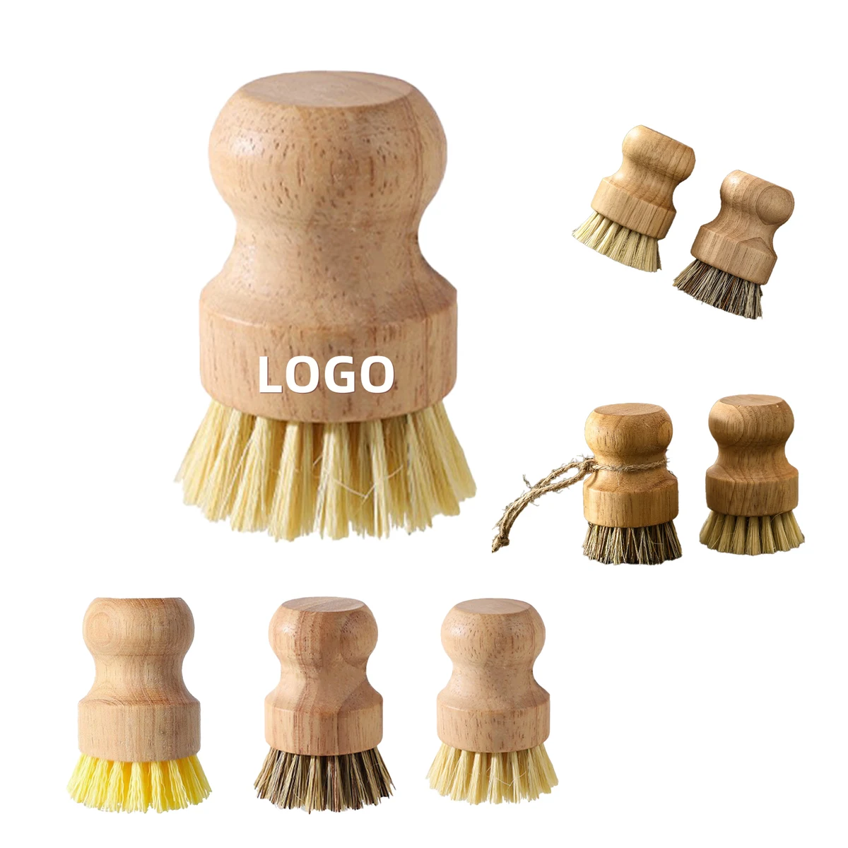 Durable Natural Scrub Dish Pot Brush 1