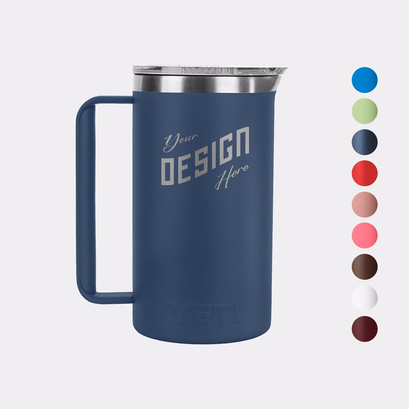 34 Oz YETI® Stainless Steel Insulated French Press w/ Twist Lock Lid