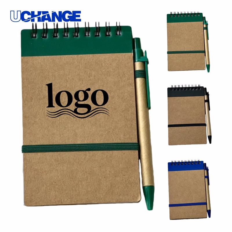 Vintage Durable Notebook Journal with Pen