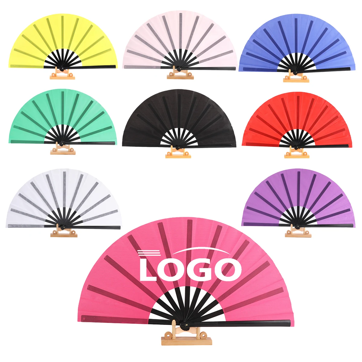Nylon-Cloth Hand Fan 1