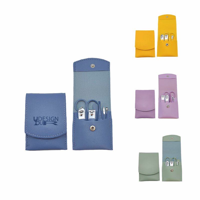 7-Piece Manicure Set with PU Leather Case