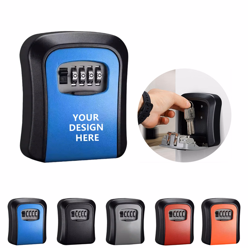 All Metal Wall Mount Lock Box
