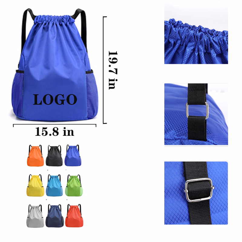 Large Capacity Customized Sports Drawstring Pocket