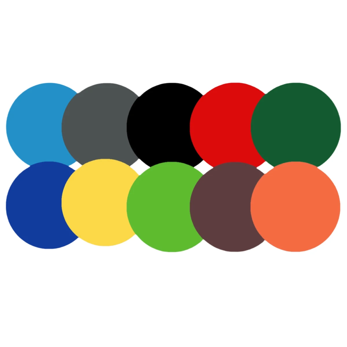 PVC Round Coasters 1