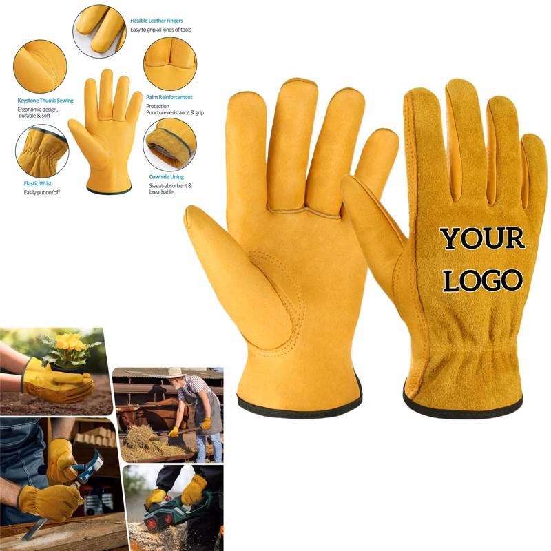 Premium Grain Cowhide Work Gloves