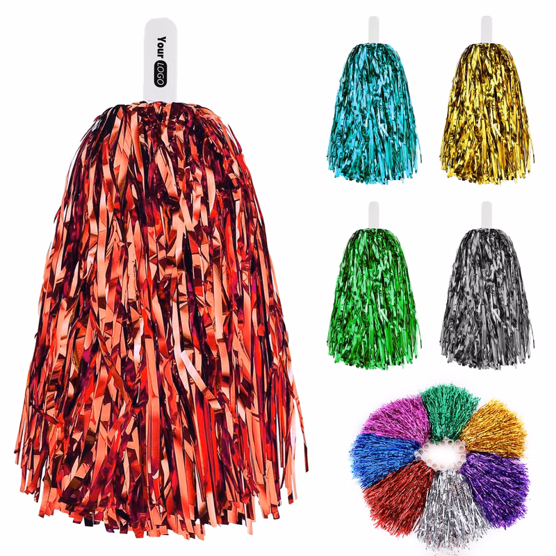 Plastic Vibrant Cheerleading Poms For High-Energy Performances