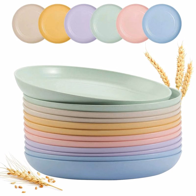Wheat Straw Deep Dinner Plates