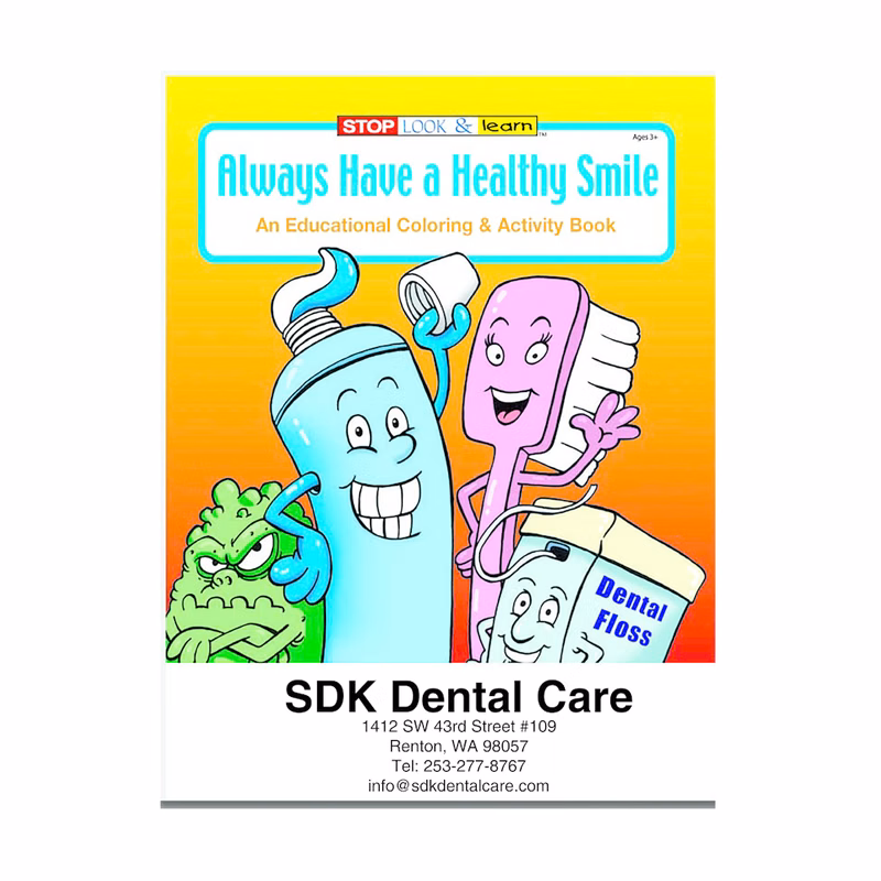 Always Have A Healthy Smile Coloring Book