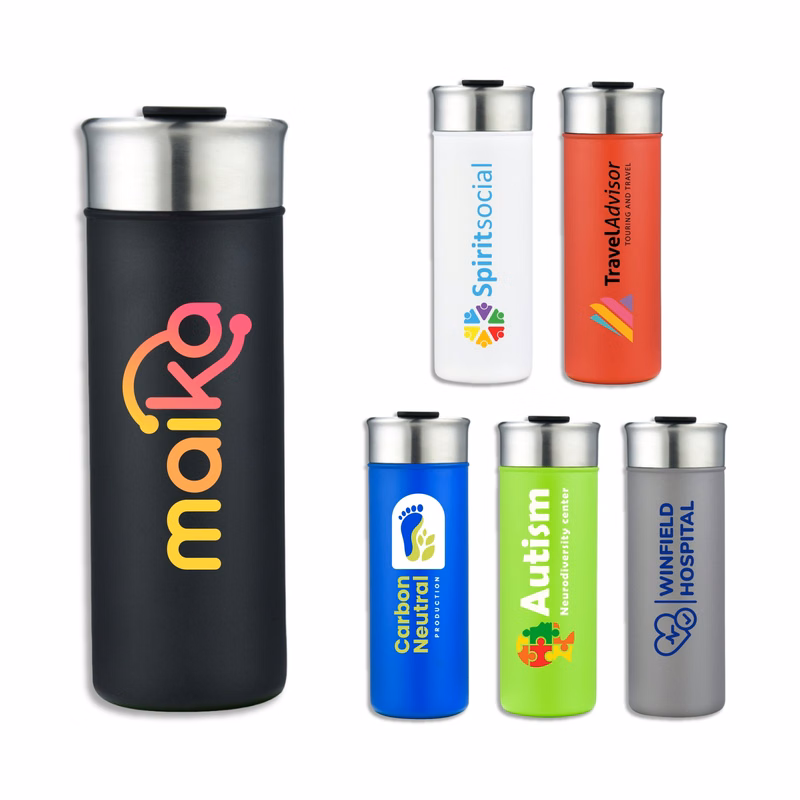 Freeze Guard 18 oz Stainless Steel Slim Tumbler