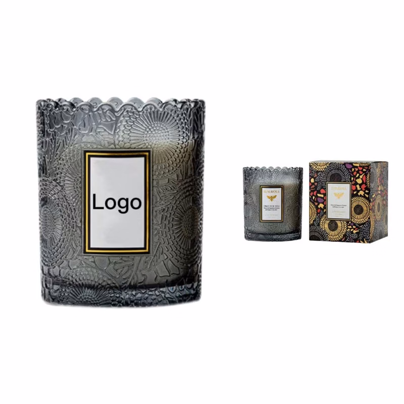 Embossed Soybean Wax Candle