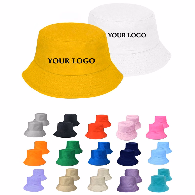 Multi Color Optional Men Women's Bucket Hat Summer Fishing Hats Outdoor