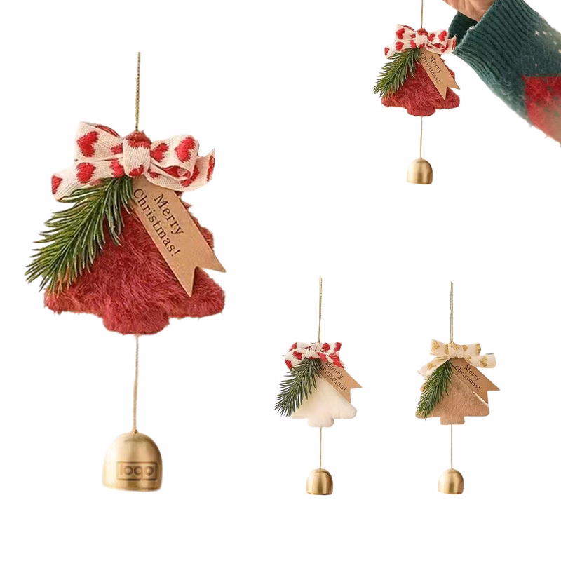 Christmas Bell Hanging Ornament Holiday Decor