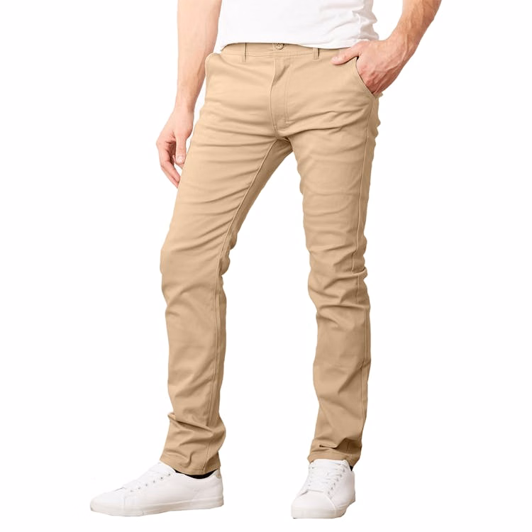 Super Stretch Slim Pants - Khaki 30 x 30