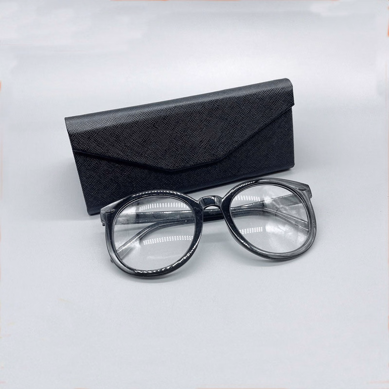 Triangle Foldable Glasses Case with Magnetic Closure