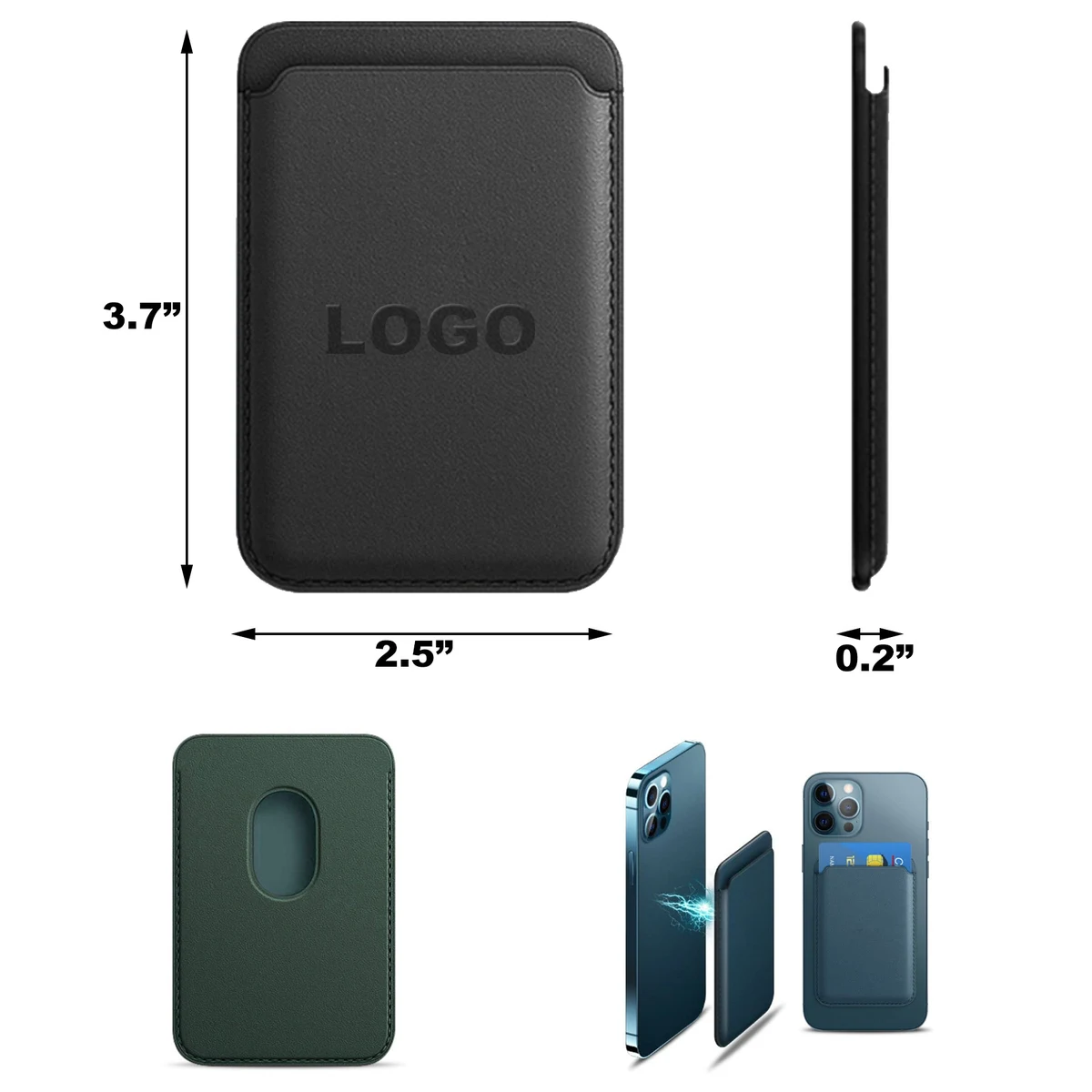 Magnetic PU Card Holder 1