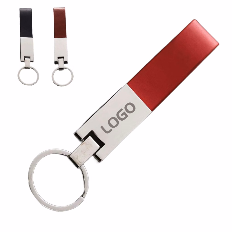 Sleek Business Gift Zinc Alloy Keychain