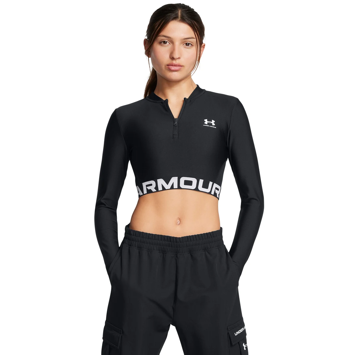 HeatGear Rib Women's Zip Long Sleeve 1